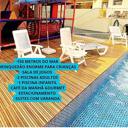 Hotel Rosa Da Ilha Guaruja - Perto Do Mar Com Piscina Exterior photo